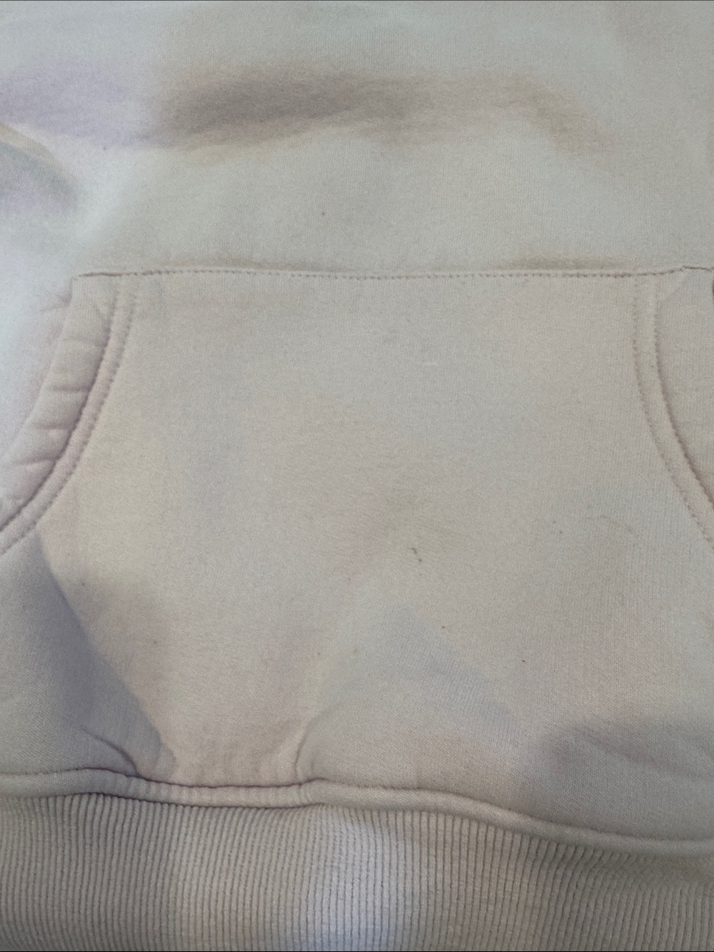 Girls' Light Pink Hooded Sweatshirt with Hot Pink Palm Motif - Picture 7 of 15
